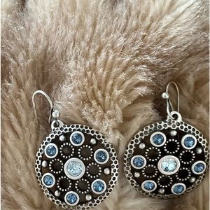 Touchstone Crystal Medallion earrings